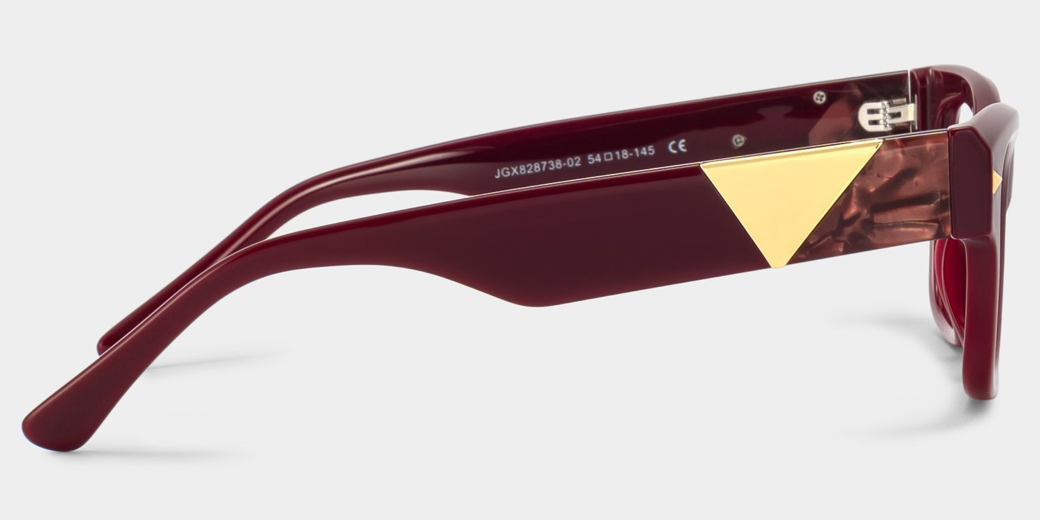Briar Burgundy Cat-Eye Glasses | ZEELOOL4