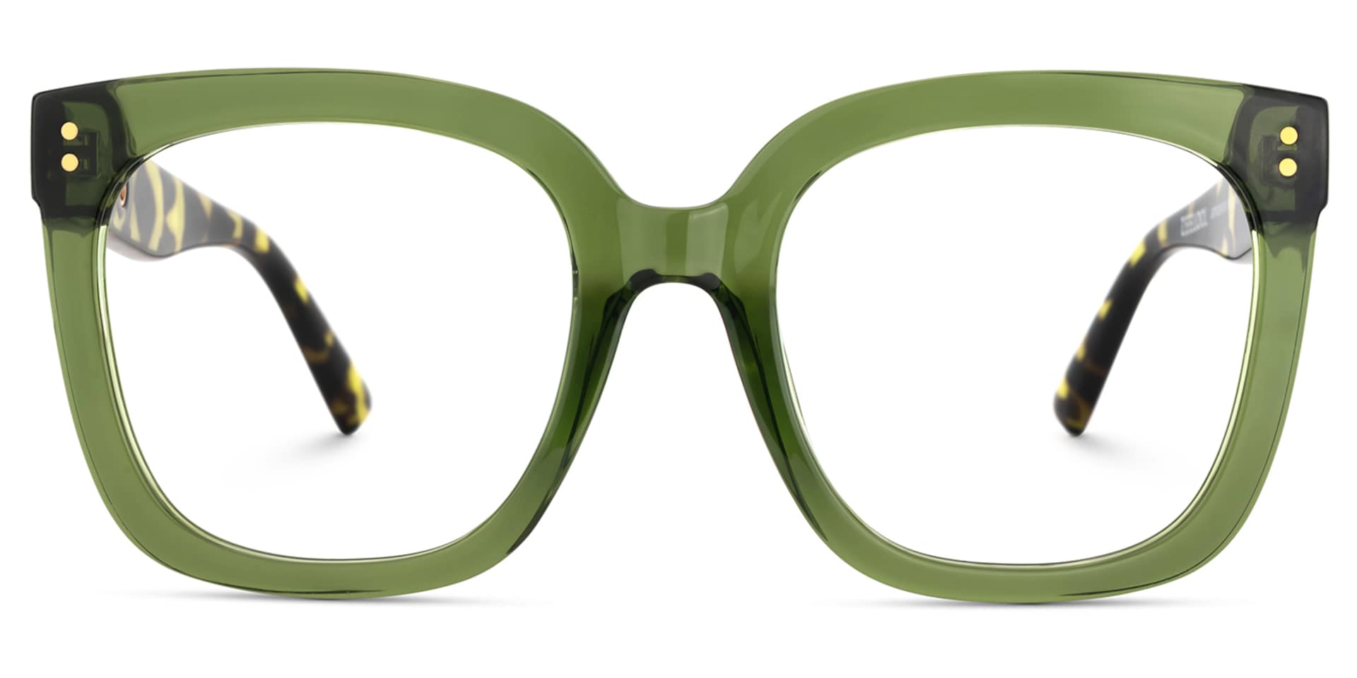 Women's Green Glasses With Square Shape2