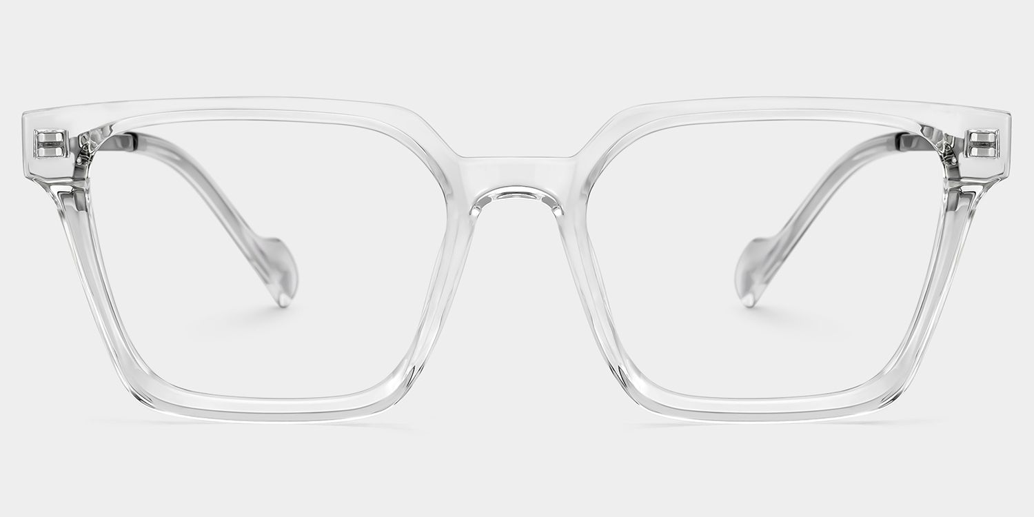 Mabel Eyeglasses in Square Clear Frame | Zeelool1