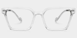 Mabel Square Clear Glasses1