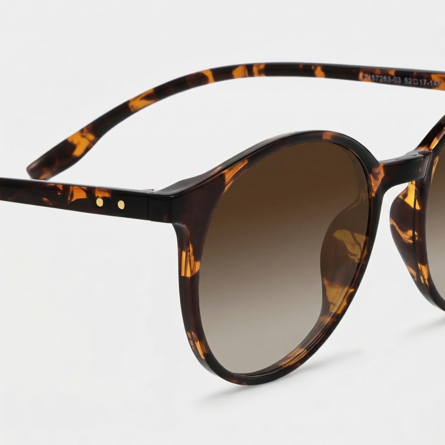 Blanco Round Tortoise Glasses | Zeelool Glasses4