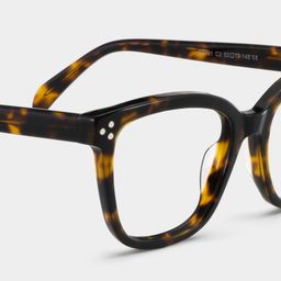 Scarlett Square Tortoise Glasses5