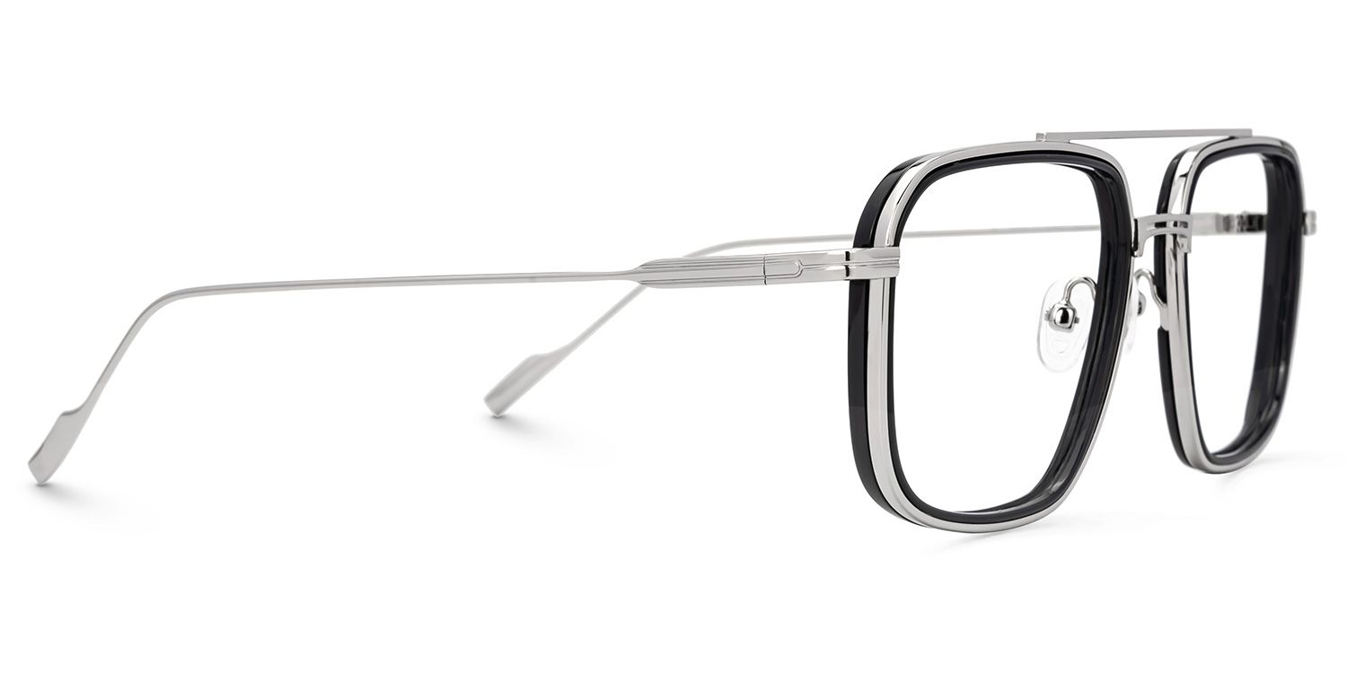 Bronica Aviator Black Full-Frame Glasses | ZEELOOL Canada2