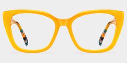 Julius Butterfly Yellow Glasses4