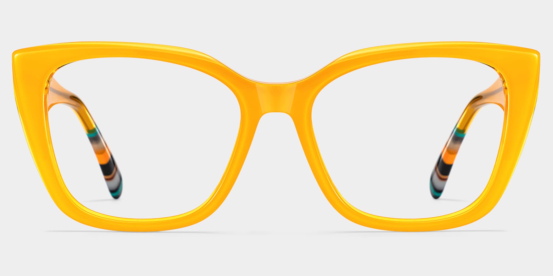 Julius Yellow Frame Glasses with Butterfly Frame Online | ZEELOOL4