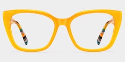 Julius Butterfly Yellow Glasses4