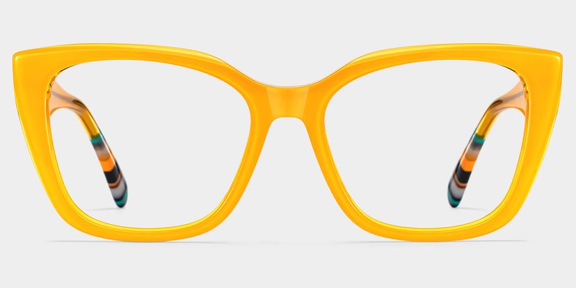 Julius Butterfly Yellow Glasses