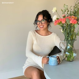 Zinnia Rectangle Black Glasses9