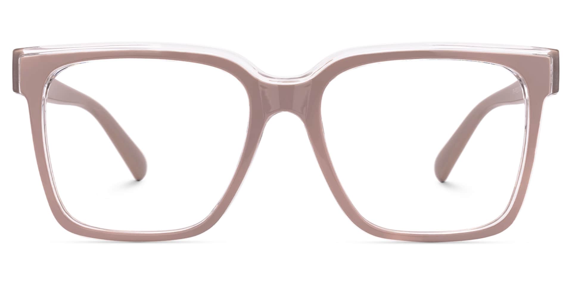 Square Renea Pink Glasses deals -Zeelool Glasses0