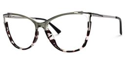 Yomary Cateye Two-Tone Glasses1