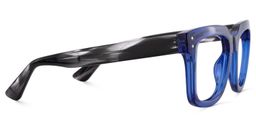 Liizbeett Square Blue Glasses5