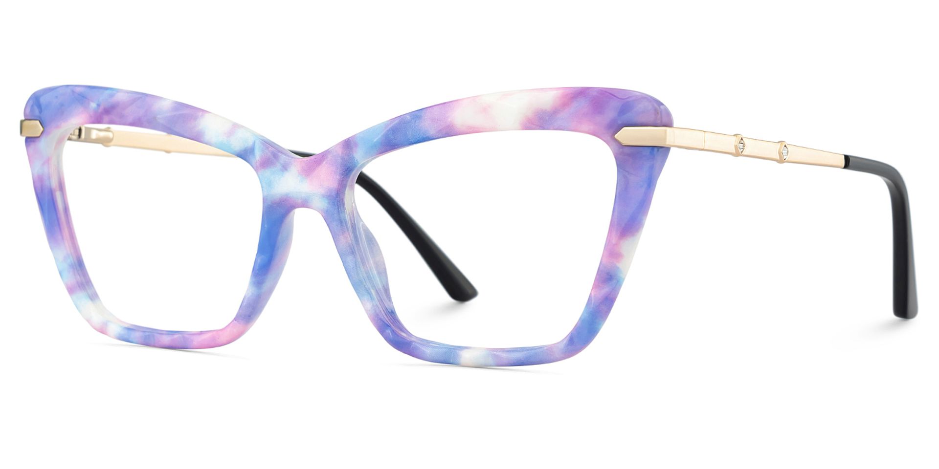 Juliet Cateye Purple TR90 Frame Glasses | Zeelool Optical3