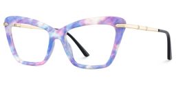 Juliet Cateye Purple Glasses3