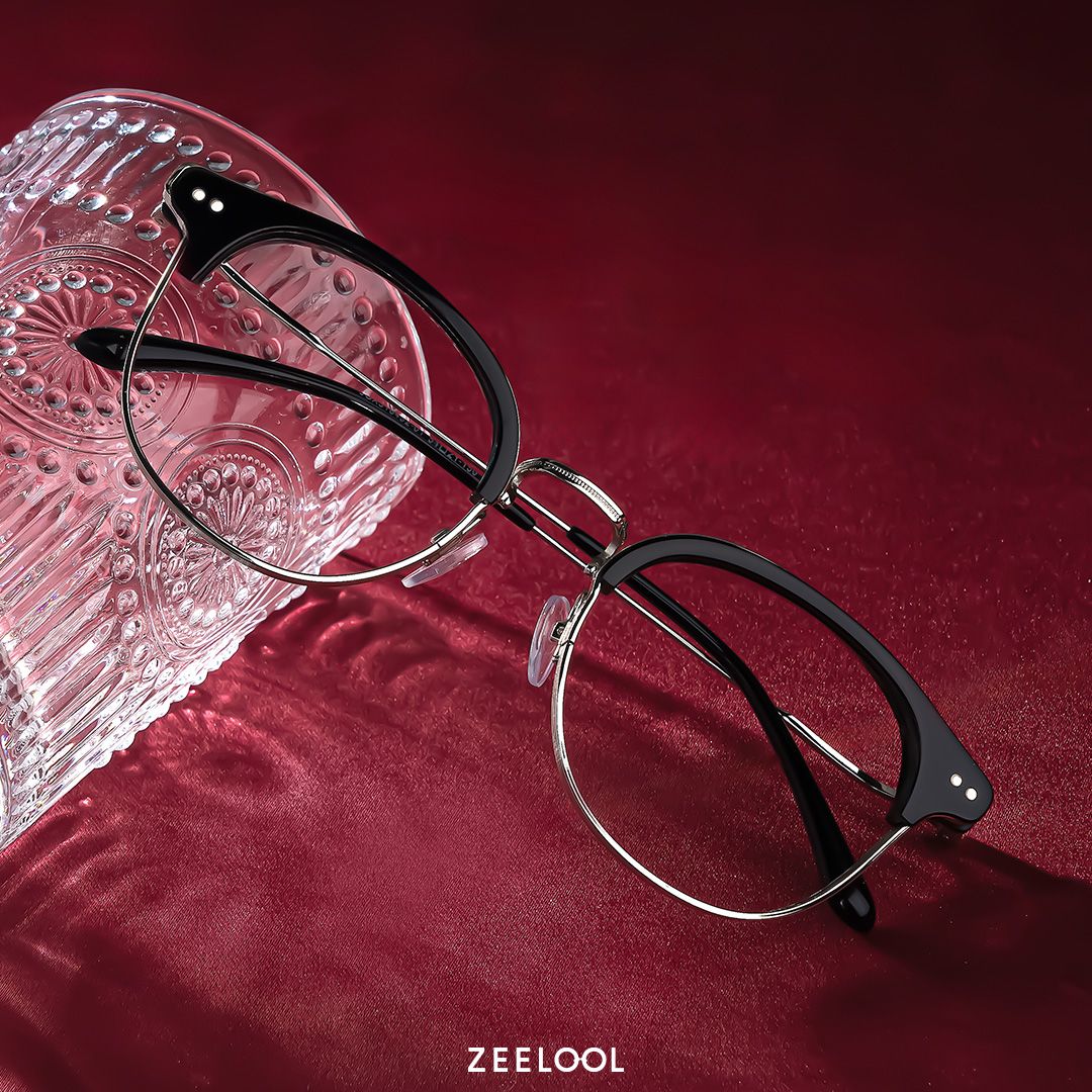 Marcelin Black Thin Frame Glasses for Men | Zeelool4