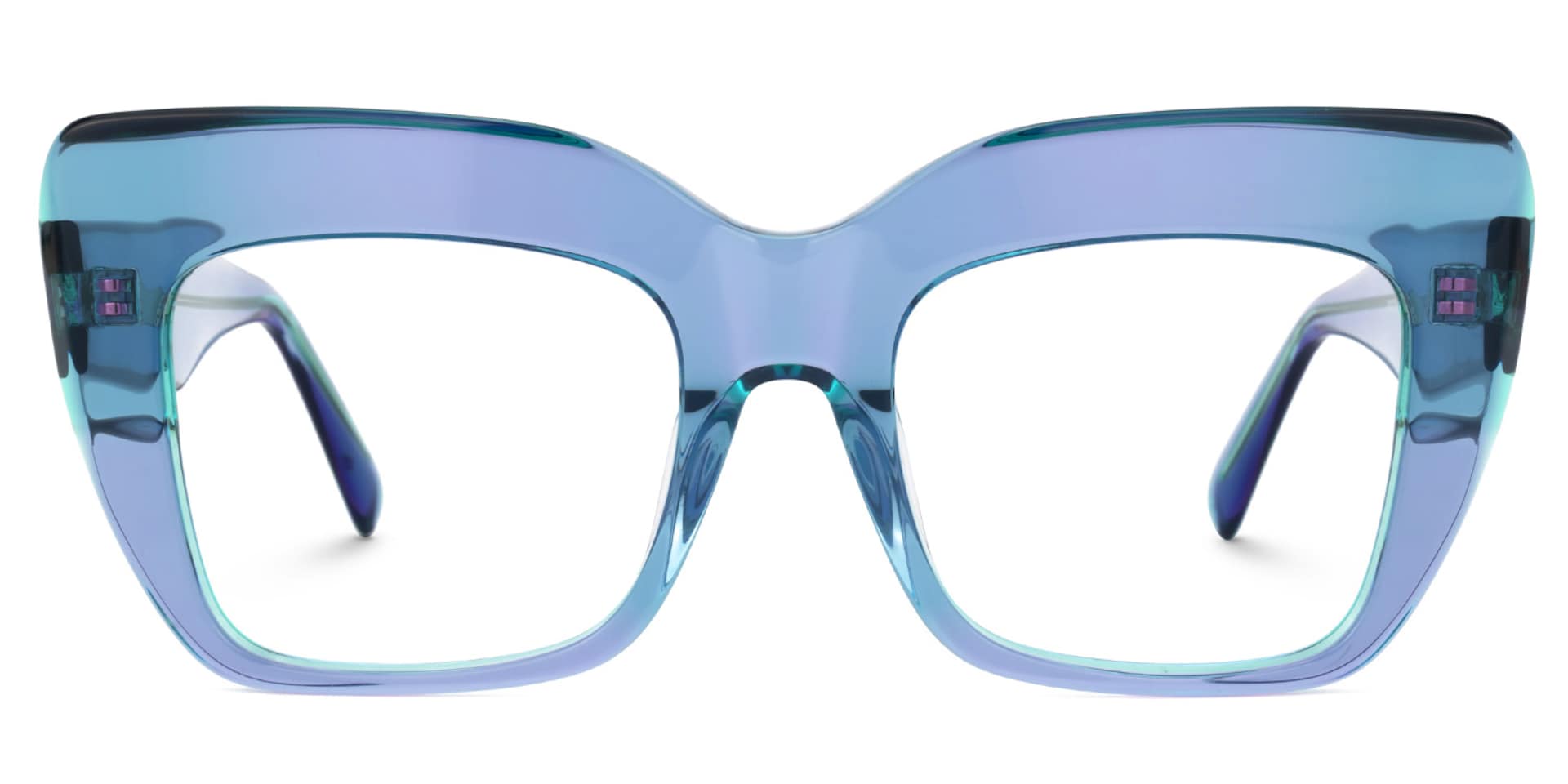 Charmaine Cat Eye Light-Purple Glasses | Zeelool Glasses0