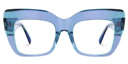 Charmaine Cat Eye Light-Purple Glasses0