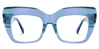 Charmaine Cat Eye Light-Purple Glasses0