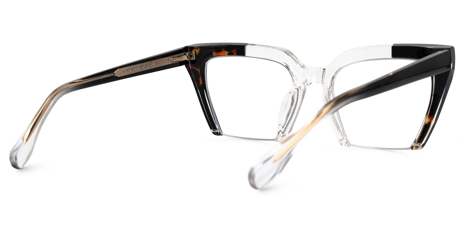 Shaun Cateye Black Glasses3