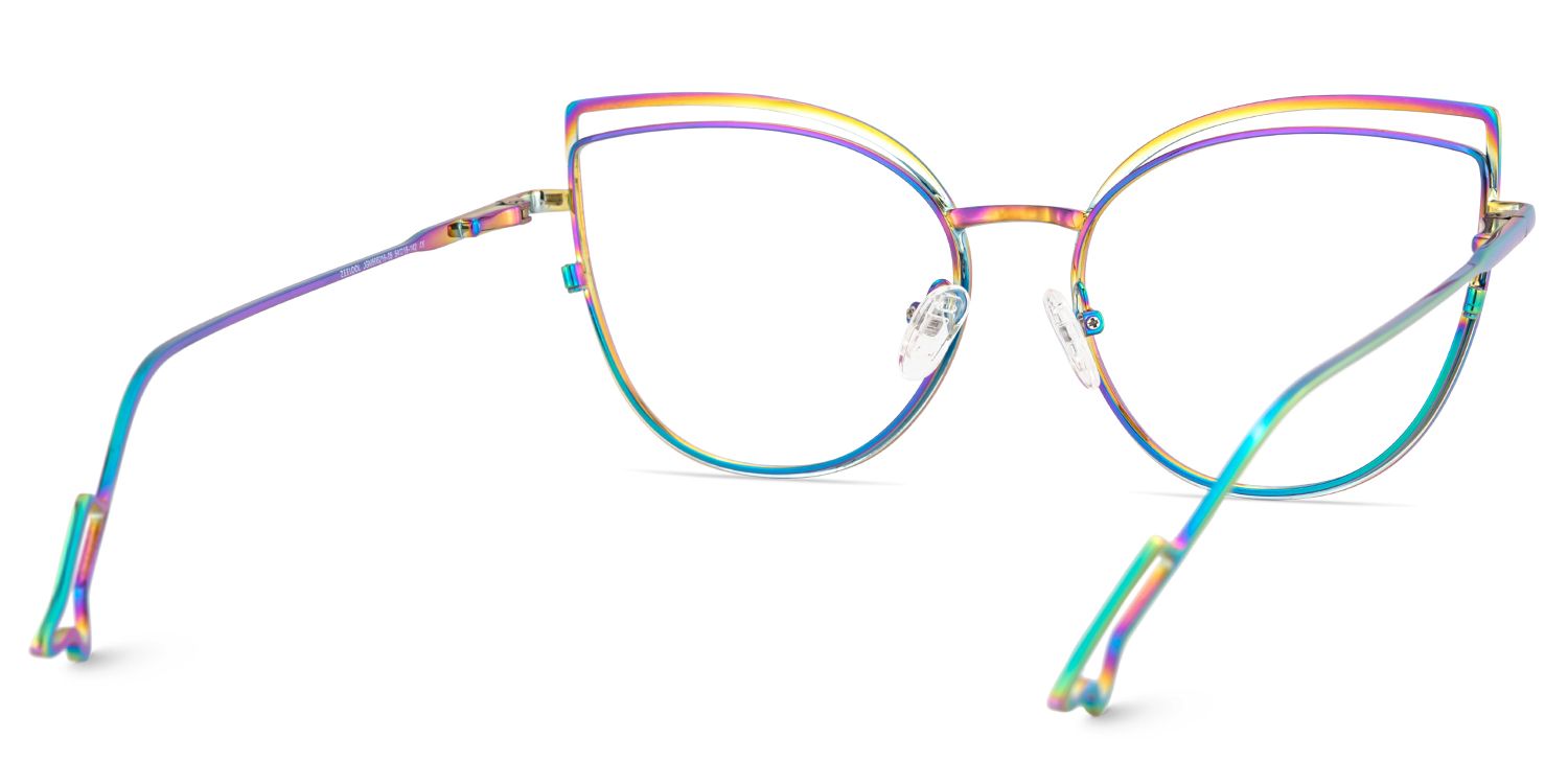 Spivey Cateye Metal Full Frame Eyeglasses | Zeelool5