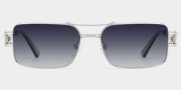 Eric Aviator Silver Glasses0