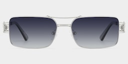 Eric Aviator Silver Glasses0