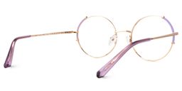 Rindy Round Purple Glasses3