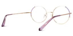 Rindy Round Purple Glasses3