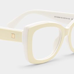 Rosie Cream White Butterfly Glasses4