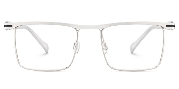 Violet Browline Silver Glasses