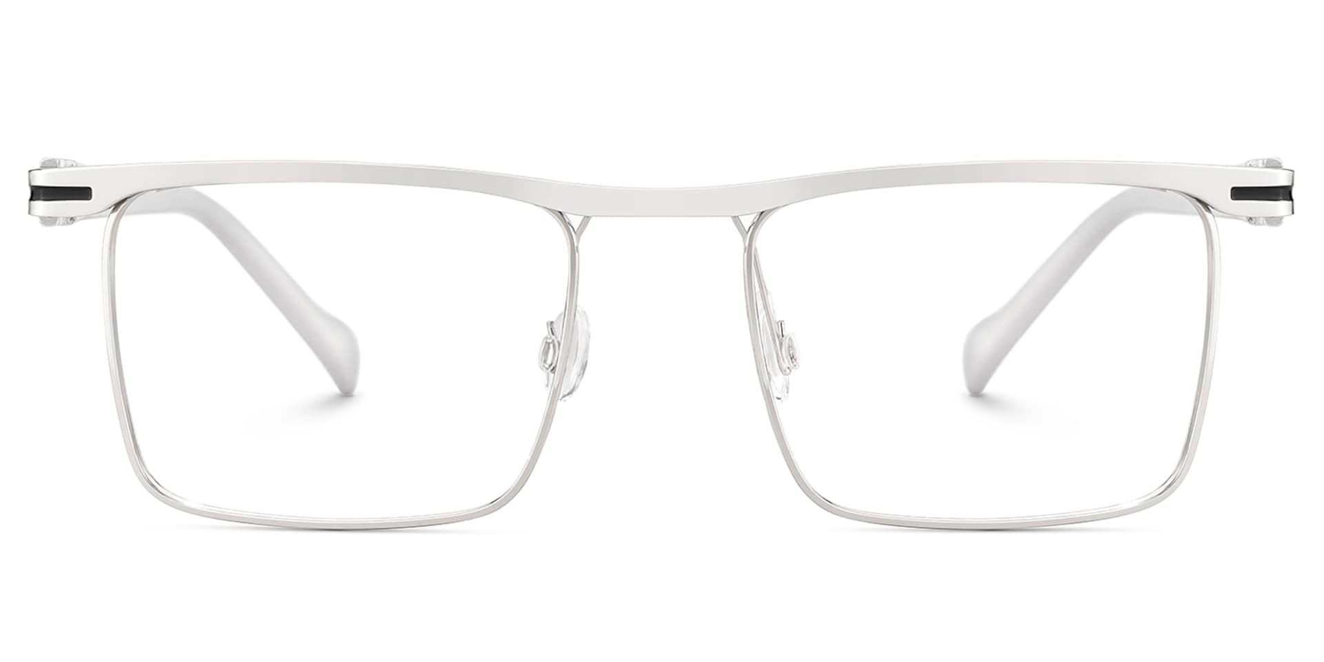 Vintage Metal Glasses With Browline Shape1