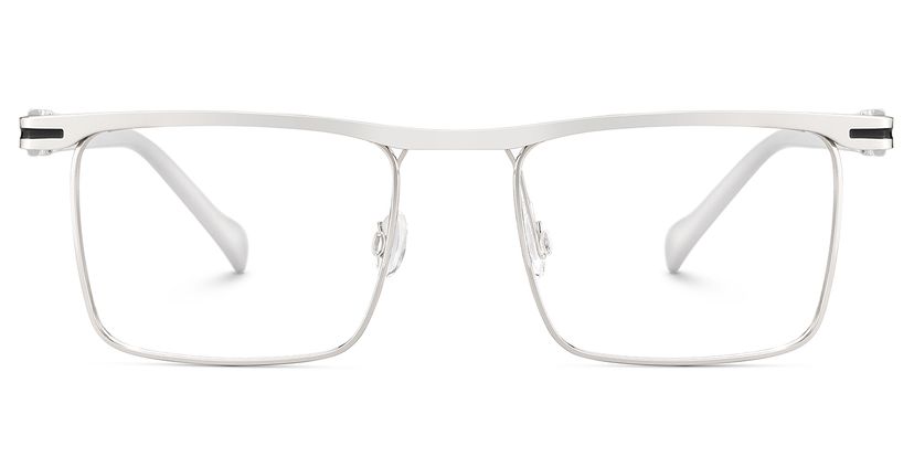 Violet Browline Silver Glasses