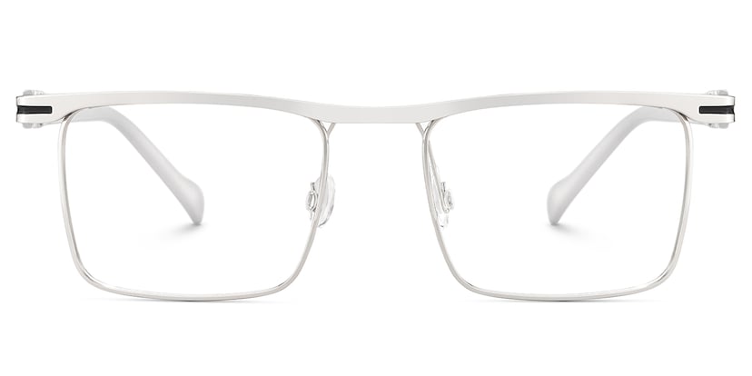 Violet Browline Silver Glasses