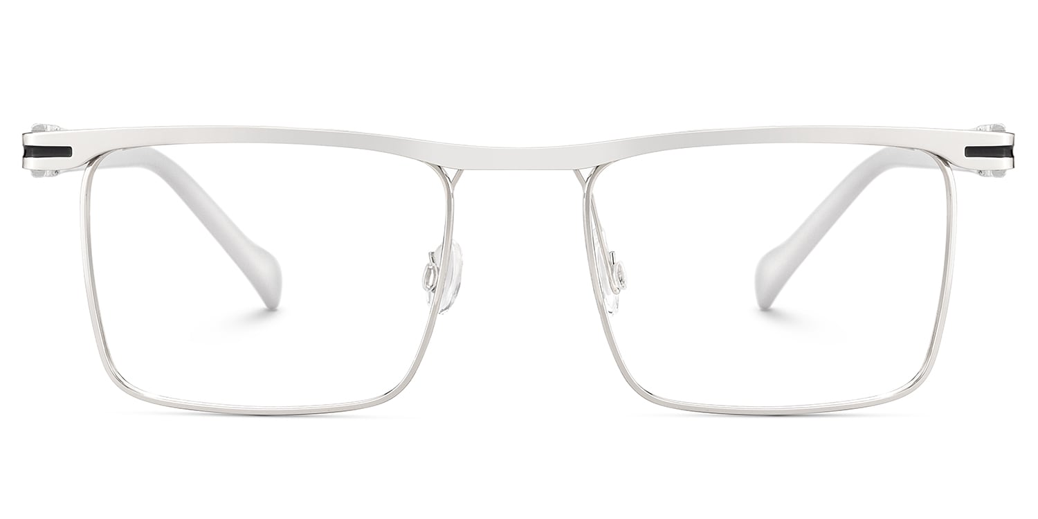 Violet Browline Silver Glasses