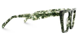 Cecile Cat Eye Green-Floral Glasses2
