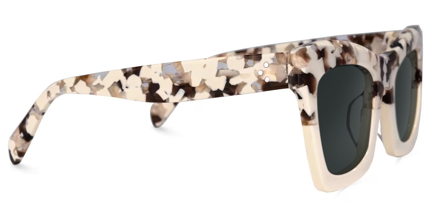 Benitez Square Two-Tone Frame and Prescription Sunglasses2