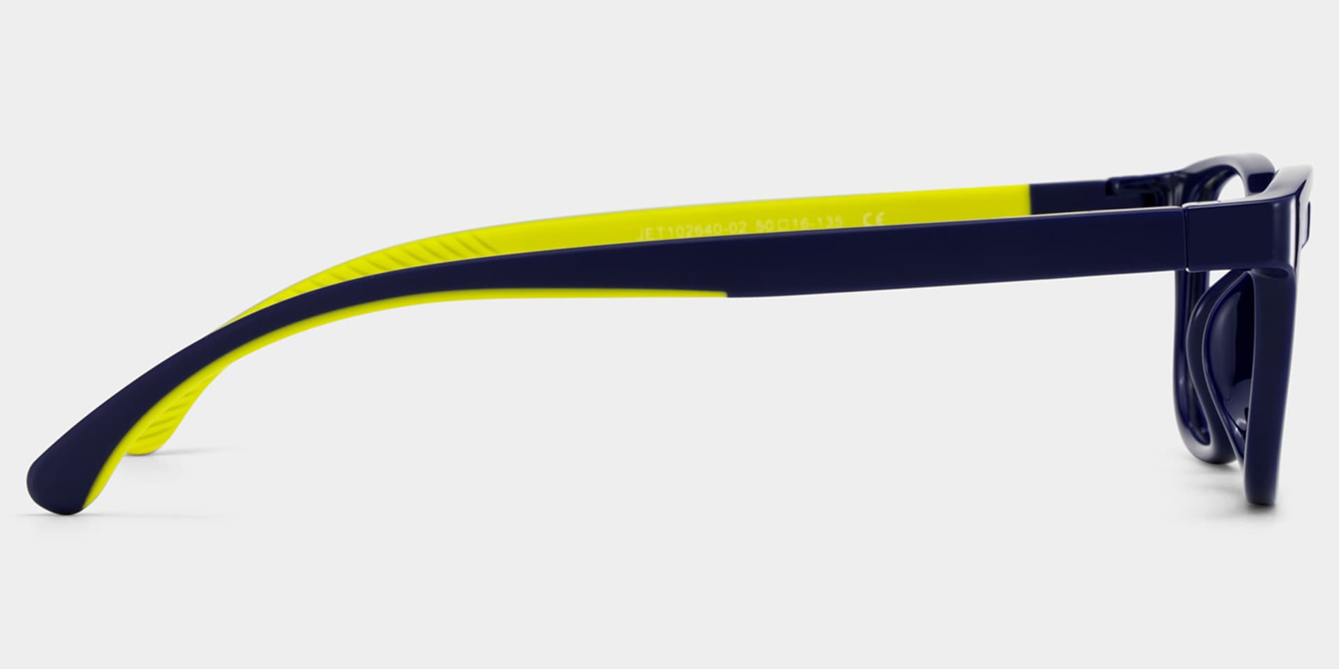 Robin Rectangle Black Yellow Frame Eyeglasses for Pre-tweens4