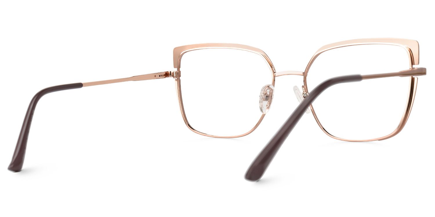 Grasso Square Two-Tone Eyeglasses & Metal Frames2