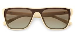 Paloma Aviator Yellow Polarized Sunglasses1