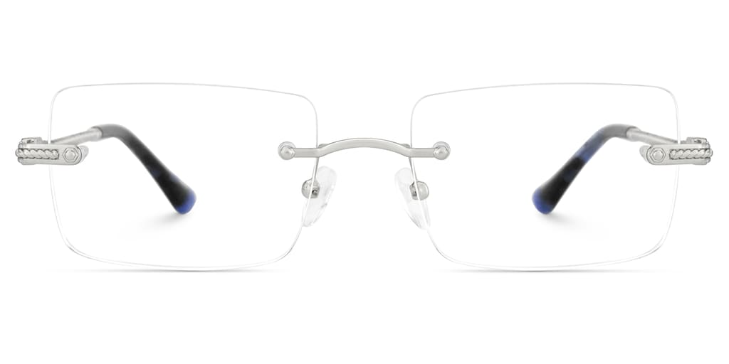 Peavy Rectangle Silver Glasses