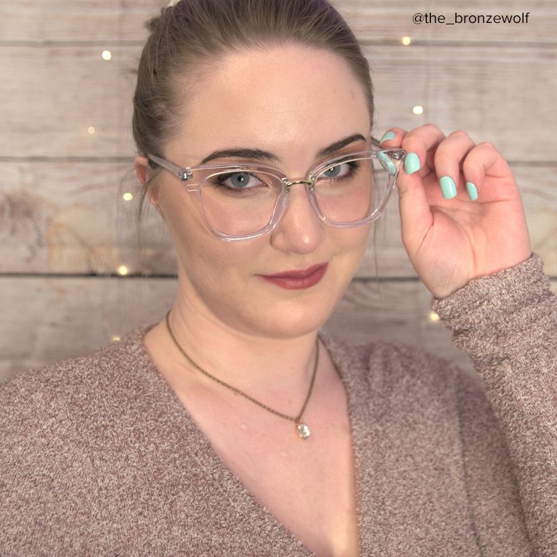 Chandrikar Cat Eye Clear Frame Glasses | ZEELOOL Canada6