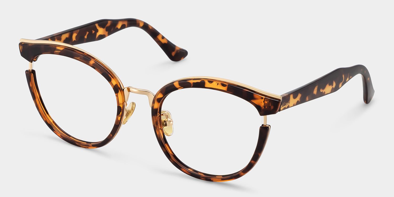 Laraine Cat Eye Tortoises Frame Glasses | ZEELOOL2