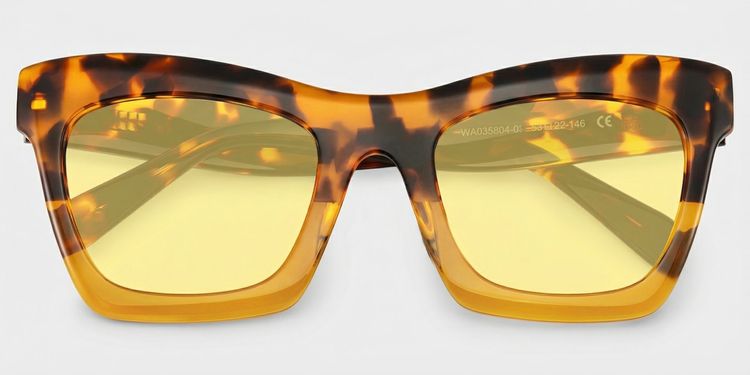 Benitez Square Tortoise Glasses