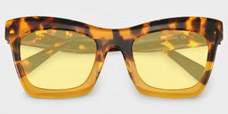 Benitez Tortoise Rectangle Sunglasses1