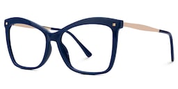 Isaebella Butterfly Blue Glasses1
