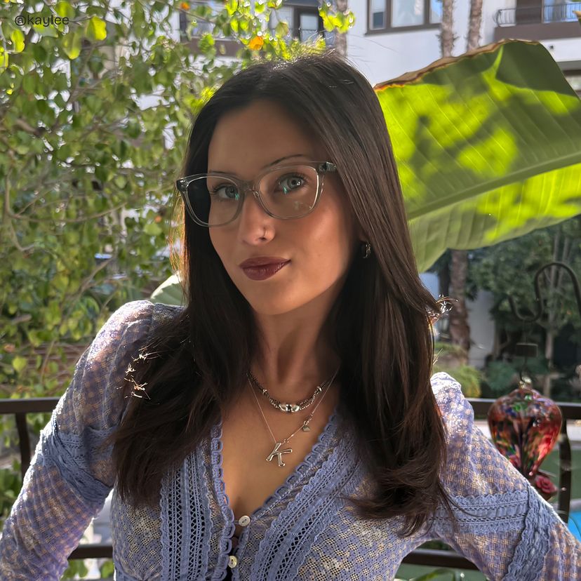 Cassia Green Rectangle Glasses