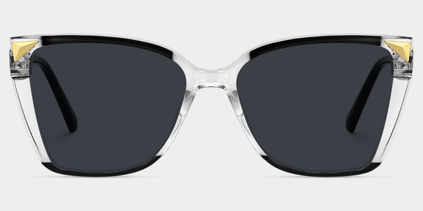 Shelia Butterfly Black Clear Glasses