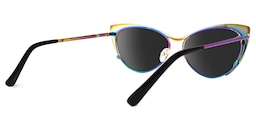 Ellen Cateye Iridescent Sunglasses3