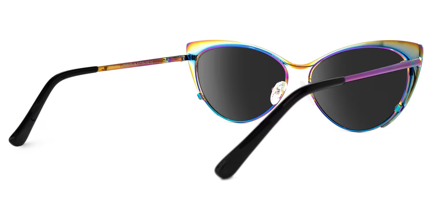 Ellen Cateye Iridescent Sunglasses3