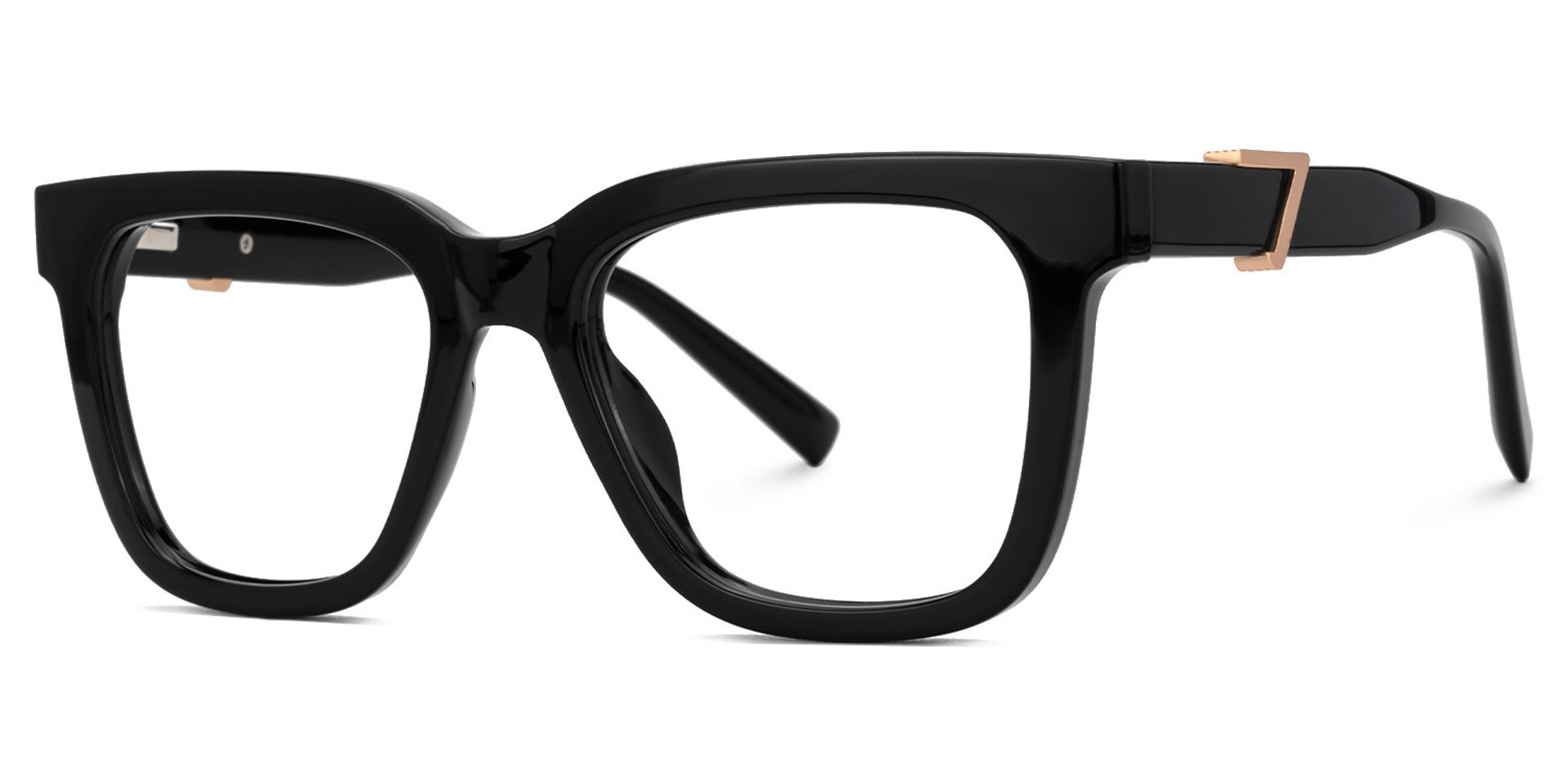 Black TR90 Square Eyeglasses- Molleda1