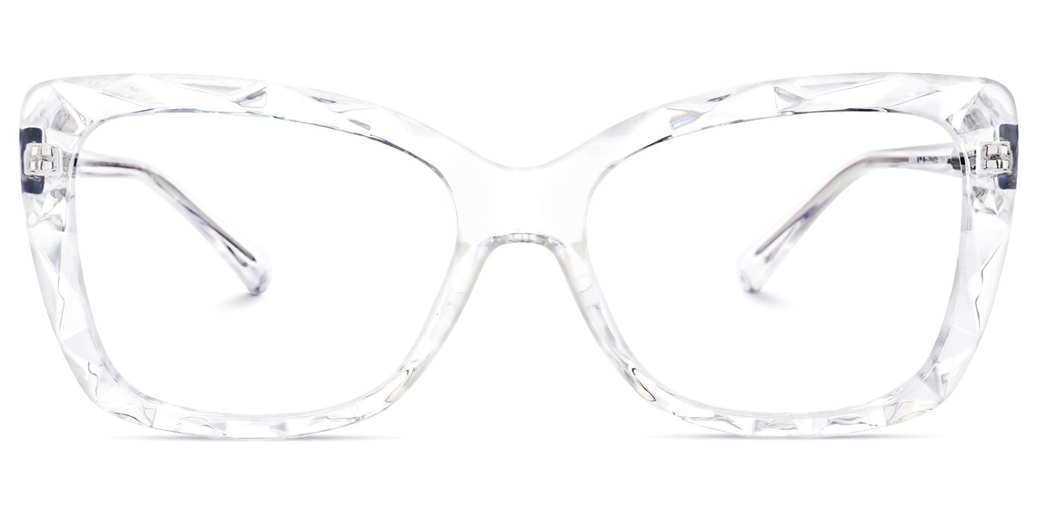 Edna Cateye Clear Frame Glasses | Zeelool Optical0